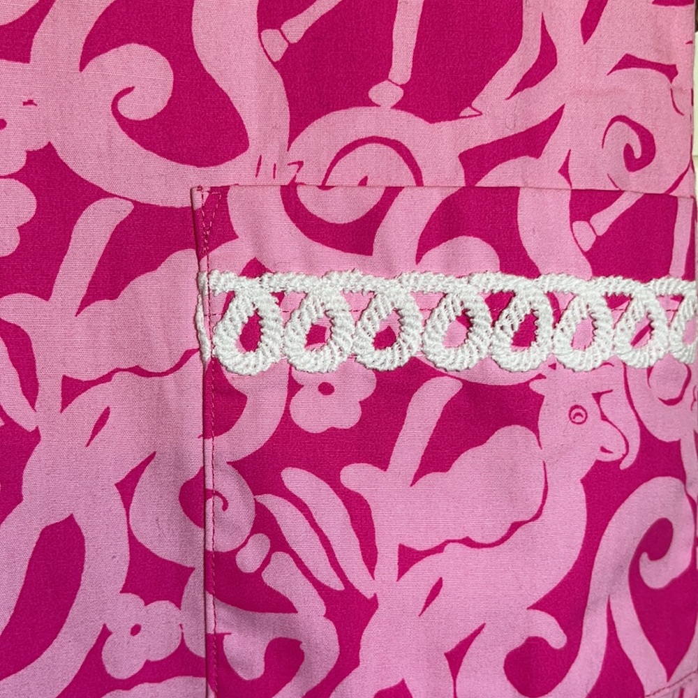 NWT Pink Lilly Pulitzer Animal Silhouette Shift Dress with Pockets - Picture 3 of 8